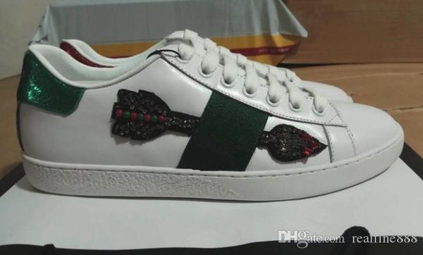 

5a quality ace embroidered sneaker shoes,embroidered applique,web detail on the side,robber sole,size 35-45,ing, Black