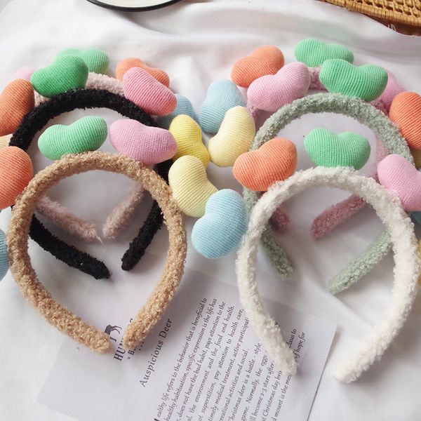 

baby cute girl color love design headband headdress costume pgraphy prop party gift, Slivery;white