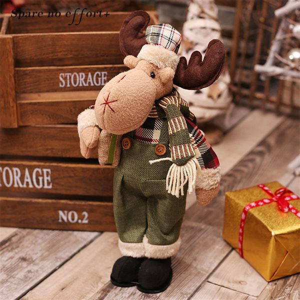 

christmas birthday gifts for friend lover family lovely santa claus snowman elk dolls new year home display window decorations