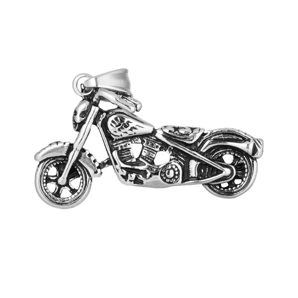 

fashion man's titanium steel motorcycle gadgets pendant necklace silver
