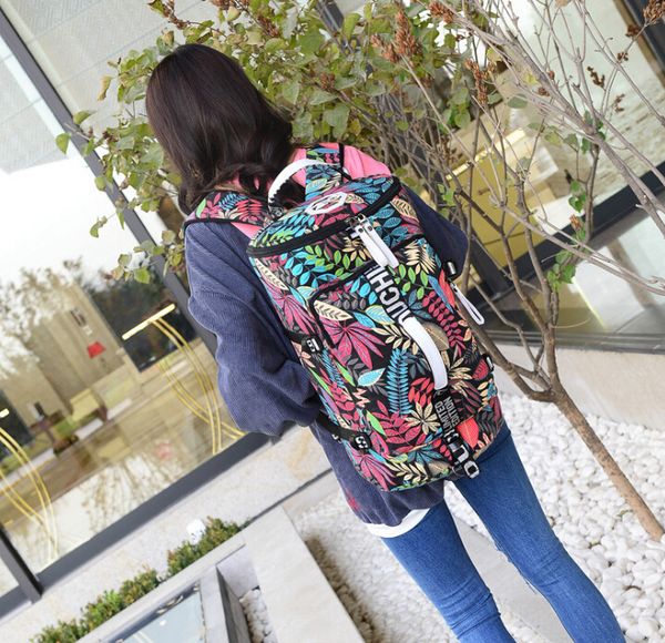 

outdoor backpack wholesale new men and women large-capacity canvas multi-function casual fitness travel bag