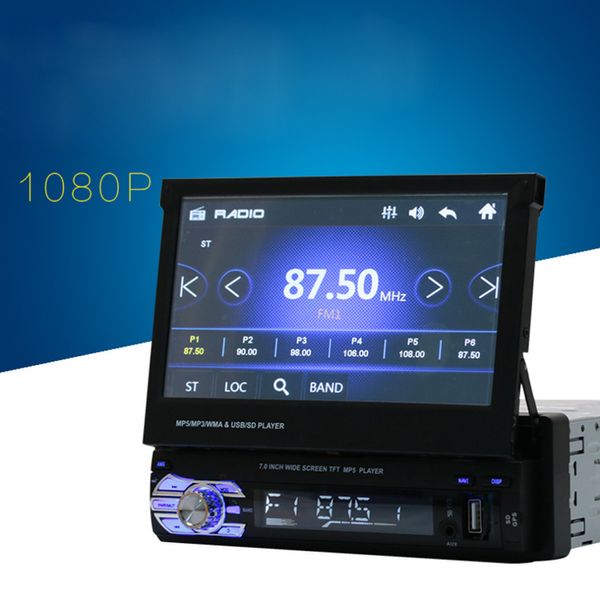 

7inch car mp5 player tft touch screen hd stereo radio tuner audio gps memory navigation bluetooth selling