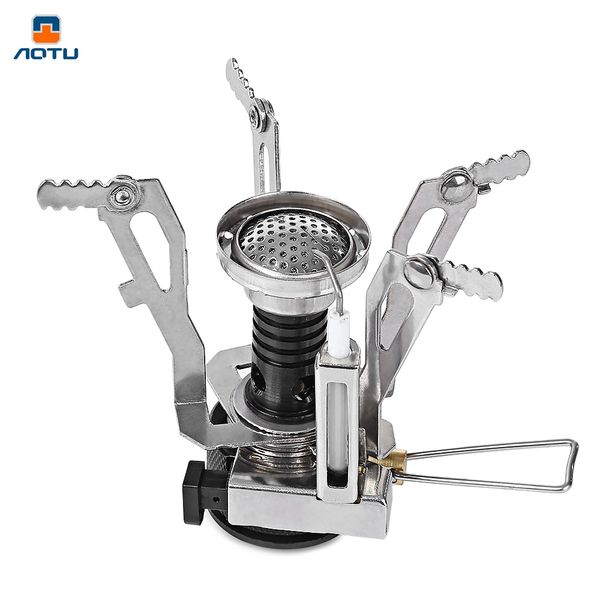 

camping folding stove head electronic lighter