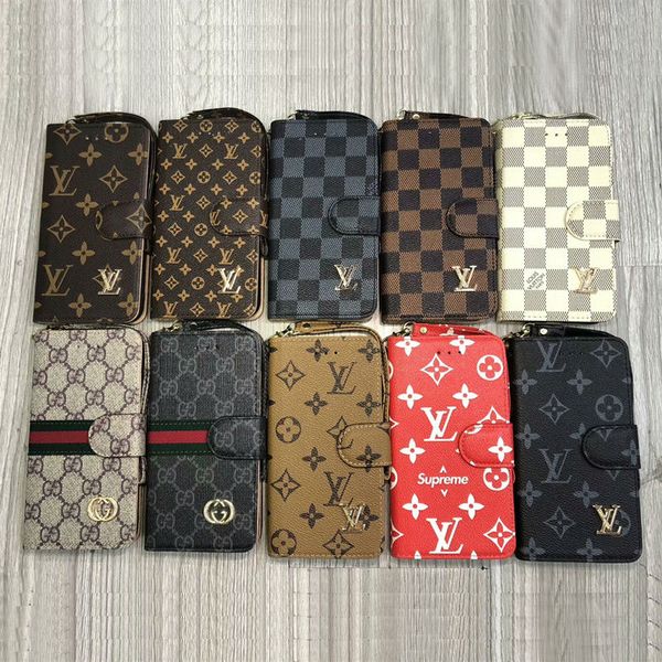 

luxury phone case for iphone 11 pro max xs xr x 8 7 plus magnet leather wallet cover for samsung s10 s9 s8 note 10 9