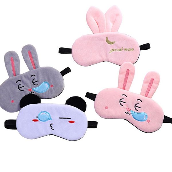 

new cartoon animal eyeshade shading goggles breathable lunch break sleep shading eye mask cute travel goggles