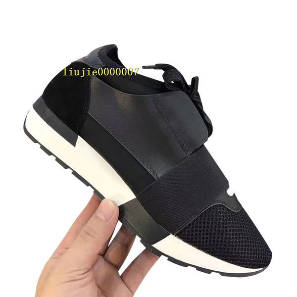 

new designer shoes drop shipping with box popular casual shoe man woman sneaker fashion mixed colors red blue nude mesh trainer, Black