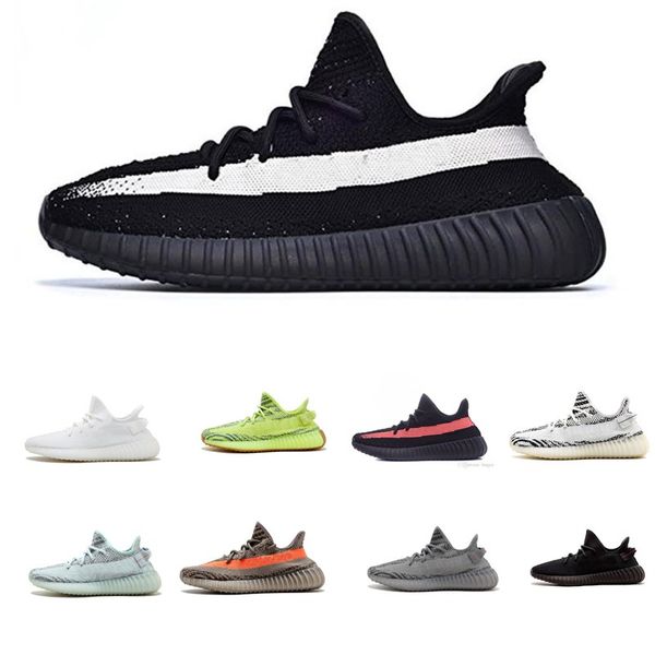 Supreme X Yeezy Boost 350 V2 Sneakers, 38 eU, Red