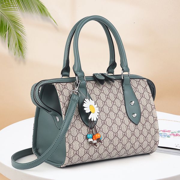 

pink sugao designer handbag women shoulder handbag tote bag pu leather flower printed handbag lady purse tote bags bhp