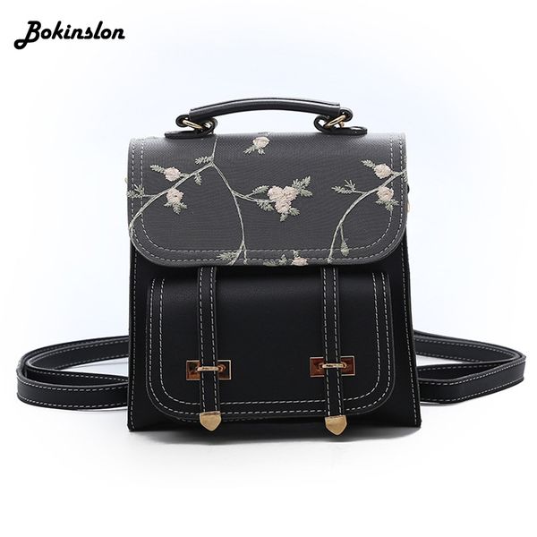 

bokinslon big capacity backpack casual women travel bag nylon hook waterproof female backpack bag