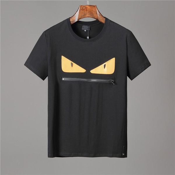 

лучшие футболки повседневная футболка men streetwear luxuryt дизайнер футболки для мужские футболки букв вышивки мужчин топы с коротким рука, White;black