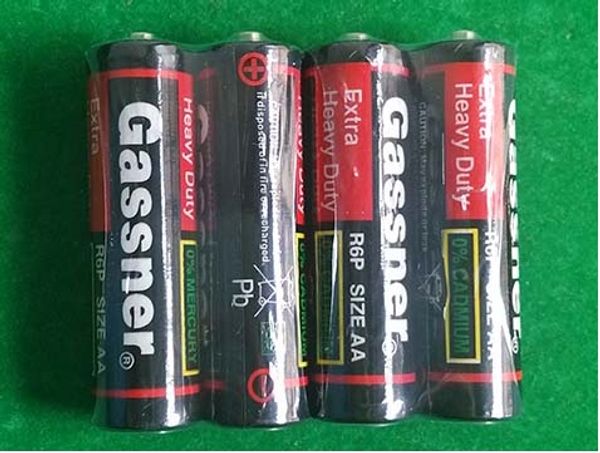 360pcs/lote R6p R6 UM3 1.5V Bateria de zinco de carbono Extra Pesout 100% fresco