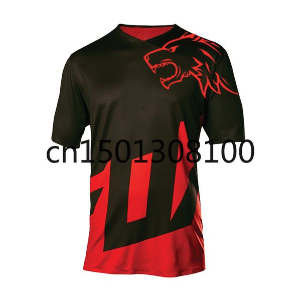 

2020 new мужчины высокого качества езда мотоцикл джерси mtb велосипед джерси велосипед майо roupa трасса джерси лето mtb одежда, Black;red