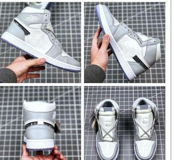 

1 high brand 1s basketball shoes man woman white grey black men sport designer sneakers us5.5-11
