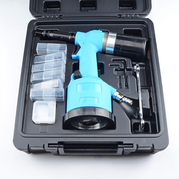 

industry grade m3-m12 rivet nut puller air riveter automatic wind ram rivet nut tool auto pneumatic riveting plastic case ing