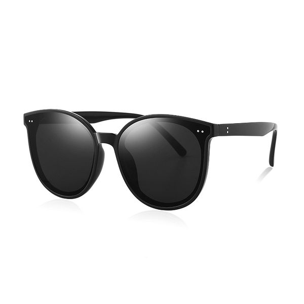 

ms. polarized sunglasses new fashion trend of colorful sunglasses 29920 orecchiette personality paragraph net red glasses#435, White;black