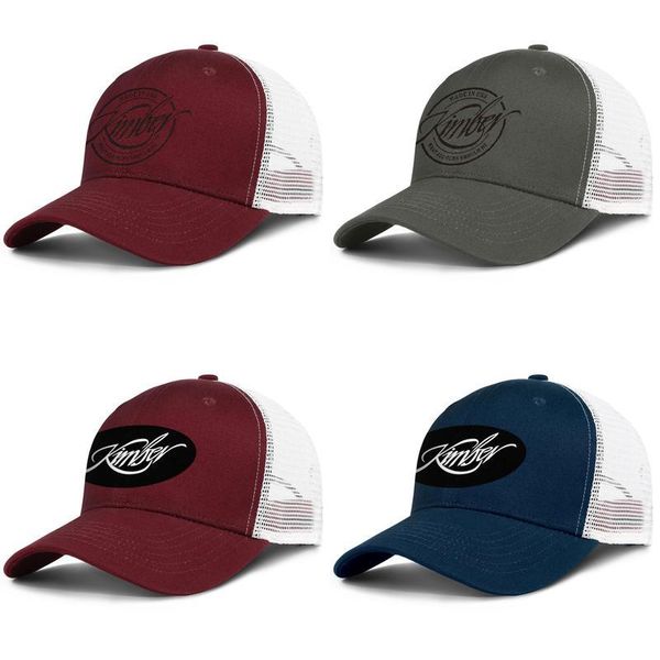 

kimber logo mens and womens adjustable trucker meshcap fitted fitted team unique baseballhats kimber sniper rifle firearms american old, Blue;gray