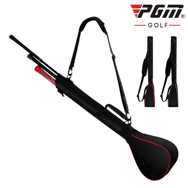 

pgm golf gun bag men brand wear resisting nylon super light 290g foldable polo gun bag can hold three golf