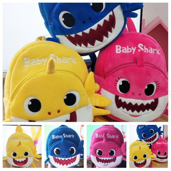 

Fa hionable hark baby oft backpack pink choolbag girl boy choolbag child backpack birthday torage bag t2d5019
