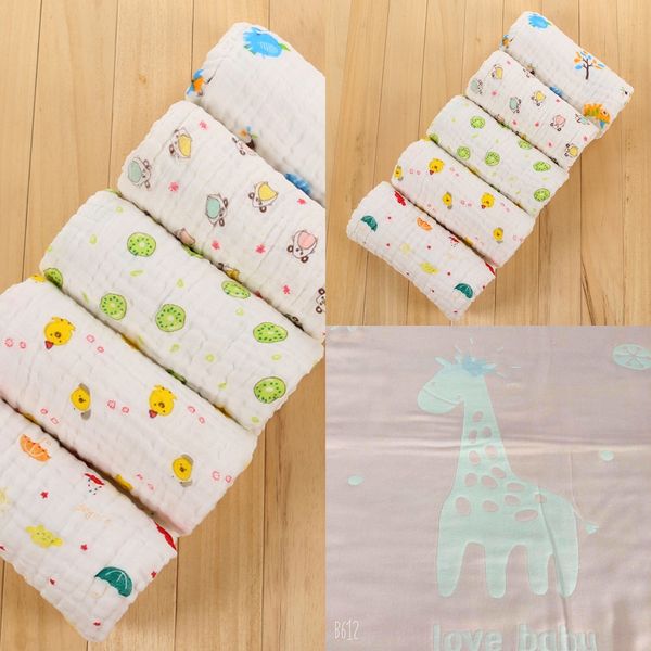 

children's plump six-layer gauze water-washed bubble gauze baby bath towel bath towel cover quilt children's quilt