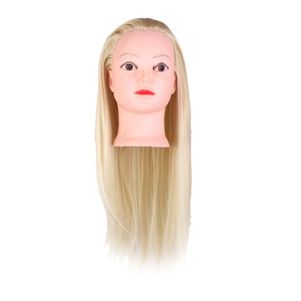 

hairdressing training practice head mannequin 19.6inch with holder