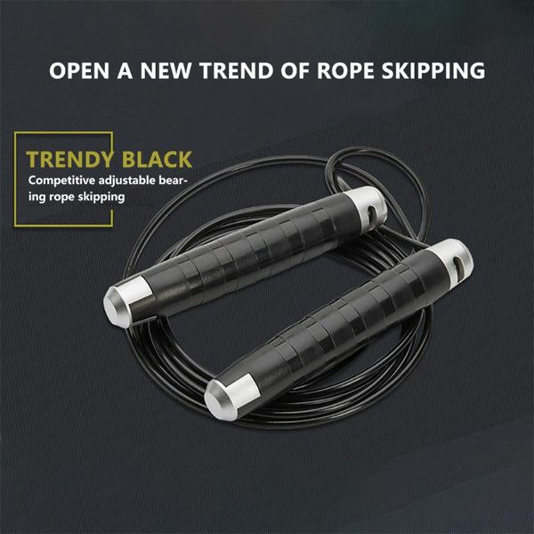 

3m bearing skip rope speed fitness aerobic jumping exercise and fitness equipment adjustable skipping jump rope#j30