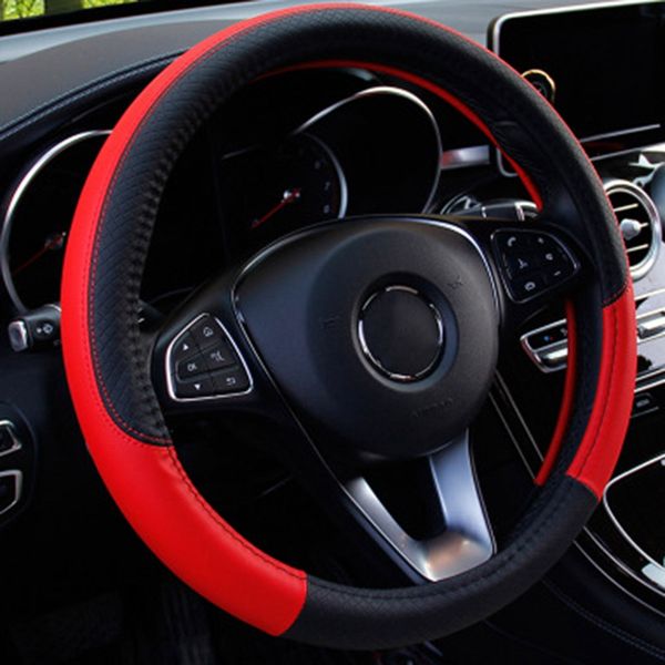 

chinese dragon design car steering wheel cover steering wheel cover busines style fiber skin steering-wheel car accessories