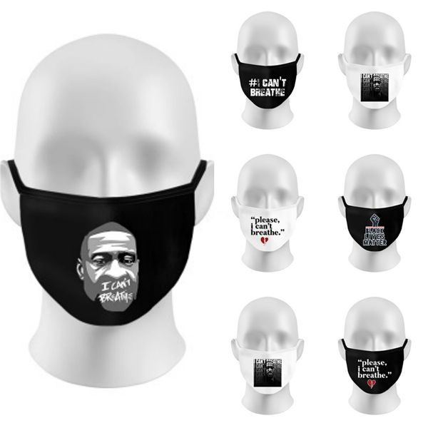 

2020 english alphabet printing face mask dust mask washable reusable designer letter mask 6 styles t2i51044 #375