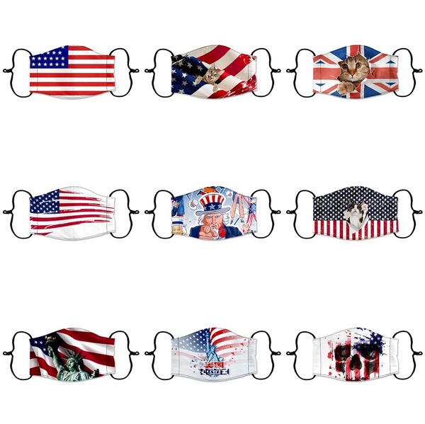 

2020 trump face mask washable american election printing dustproof masks outdoor cycling neck magic scarf bandana designer mask ljja4139 #67