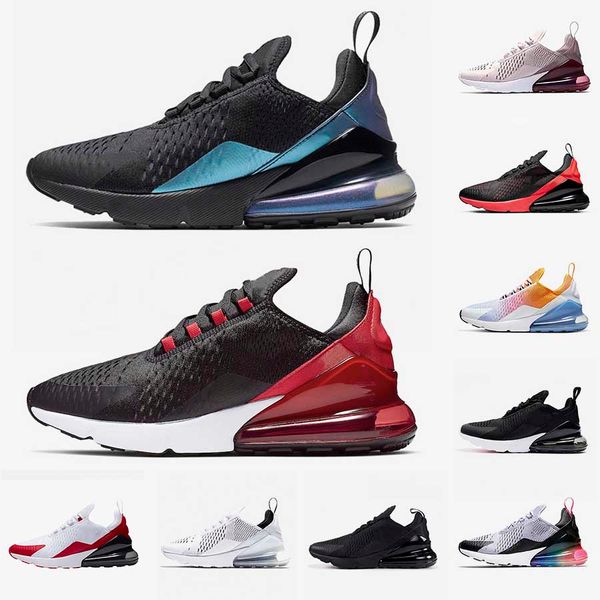 

270s cushions mens womens running shoes regency purple university red rainbow barey rose triple black white trainers 27c sneakers