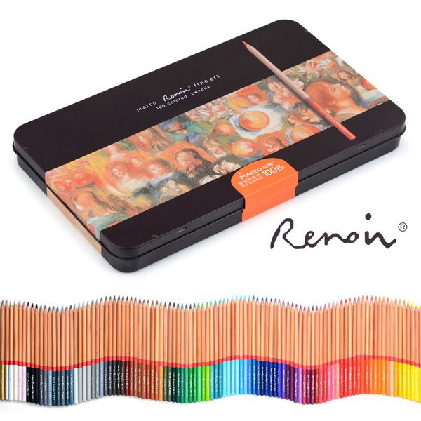

renoir 48/72/100/120 watercolor and oil-color pencil for hand-painting and coloring specialist for artists art supply color pen