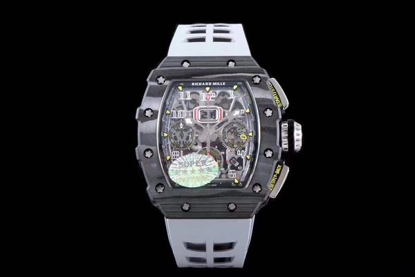 

kv taiwan strongest reprint rm-035 carbon fiber series luxury mens watches montre de luxe men s luxury watche wristwatches, Slivery;brown