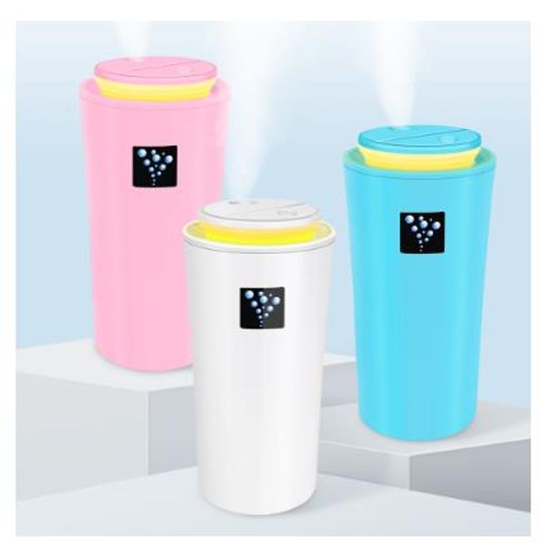 

260ml mini usb diffuser car humidifier ultrasonic humidifier air diffuser with led night light mist maker for home office