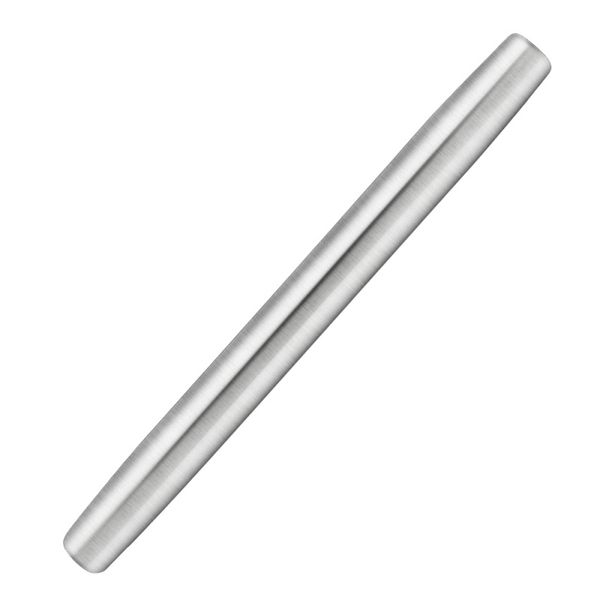 

stainless steel rolling pizza cake pin smooth metal rolling pin for fondant pie crust cookie pastry pasta pizza dough 40cm