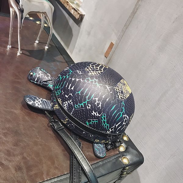 

jiulin 2019 new cute cartoon little tortoise pillow bag retro simple one shoulder oblique span girl bag