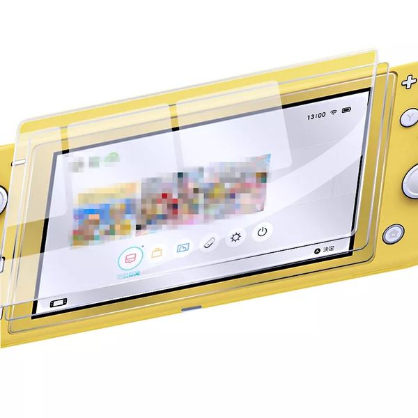 Pellicola protettiva in vetro temperato per schermo trasparente per console di gioco Nintendo Switch Lite NX
