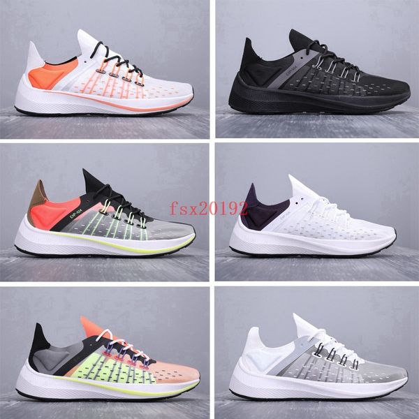 

Мужские женские полупрозрачные кроссовки EXP X14 Racer Черные белые кроссовки EXP-X14 Zoom F