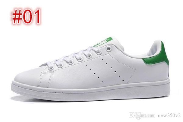 

women men new stan shoes fashion sneakers casual shoes leather sport classic flats 2019 size 36-45, Black