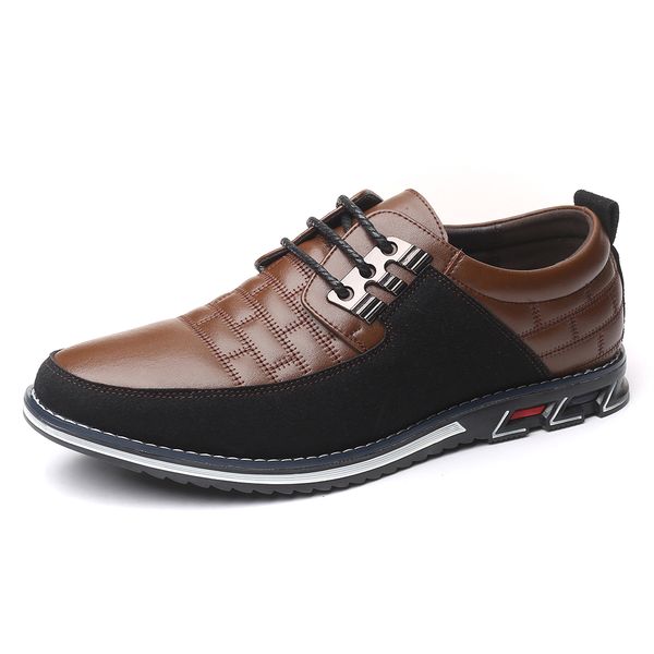 

design new genuine leather loafers men moccasin fashion sneakers flat causal men shoes male footwear boat shoes, Black