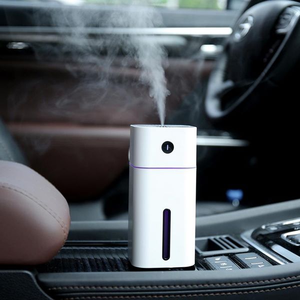 

aroma essential oil diffuser mini ultrasonic square humidifier air purifier led night light usb car air freshener for office