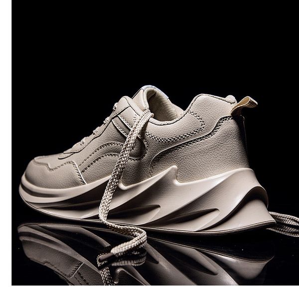 

men sport shoes athletic trainers breathable four seasons running shoes male outdoor walking lace-up sneakers 44