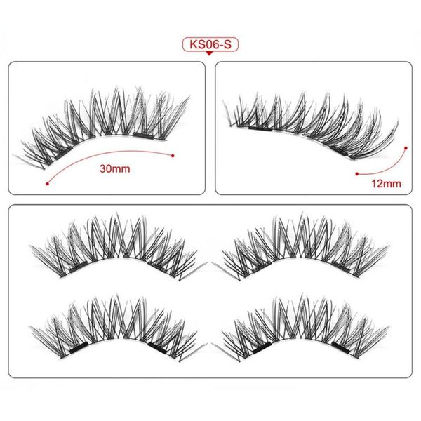 

magnetic multilayer false eyelashes thick natural handmade full strip lashes style false eyelashes for gilr beauty