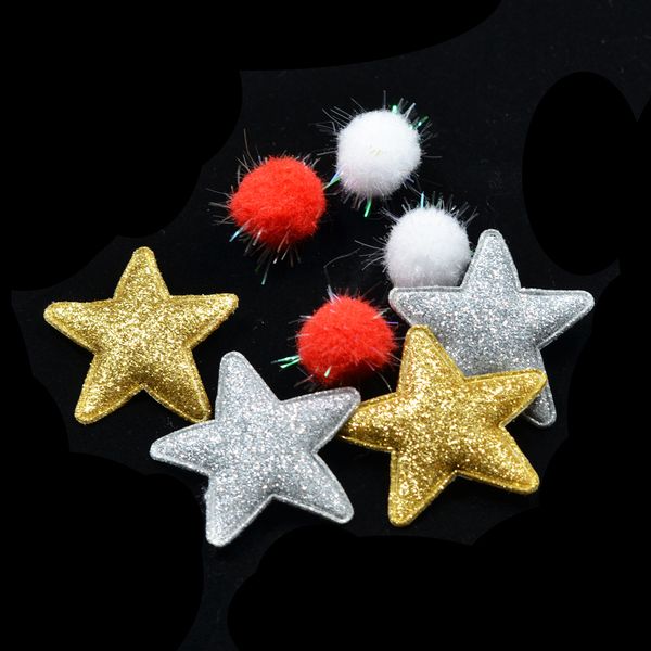 

36pcs украшения рождественской елки главная украшения оберегов серьги украшения diy сек изготовление ювелирных изделий маленькая девочка акс, Black