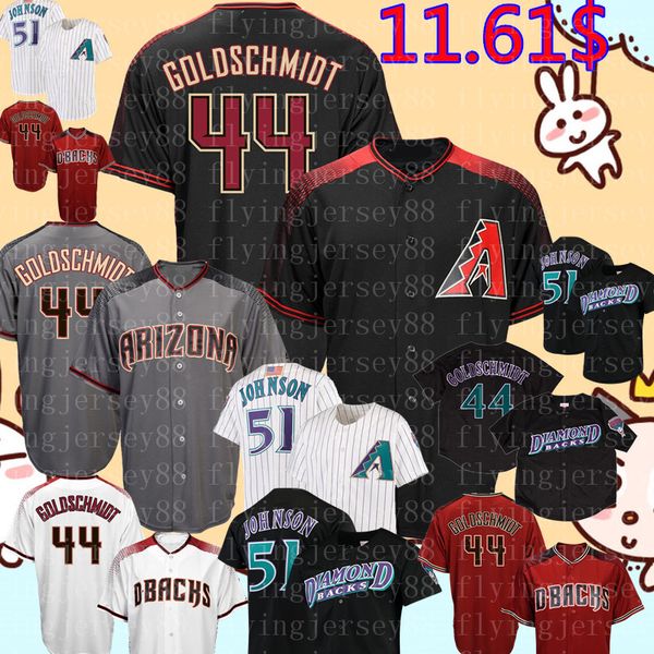 

44 paul gold chmidt arizona diamondback jer ey men 039 51 randy john on embroidery ba eball jer ey whole ale m xxxl
