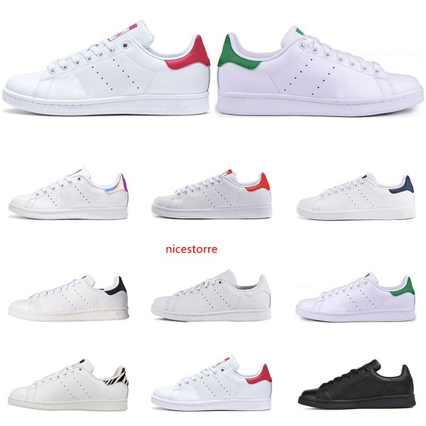 

2019 stan smith shoes brand men women black white red casual leather sports sneakers skateboard running shoes size 36-45