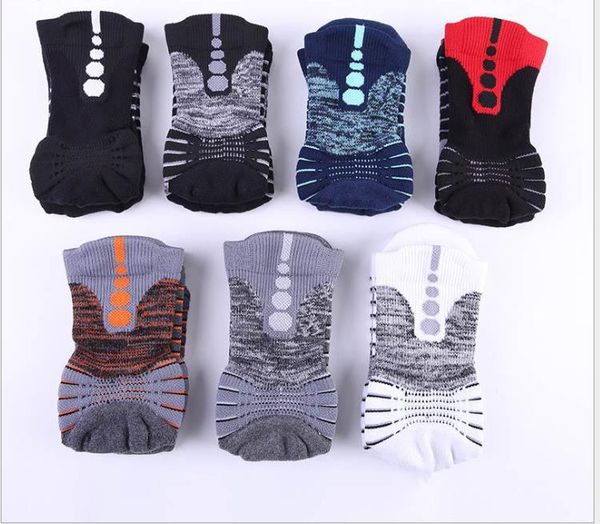 

thick and durable deodorant running socks winter tube male cotton socks, Black