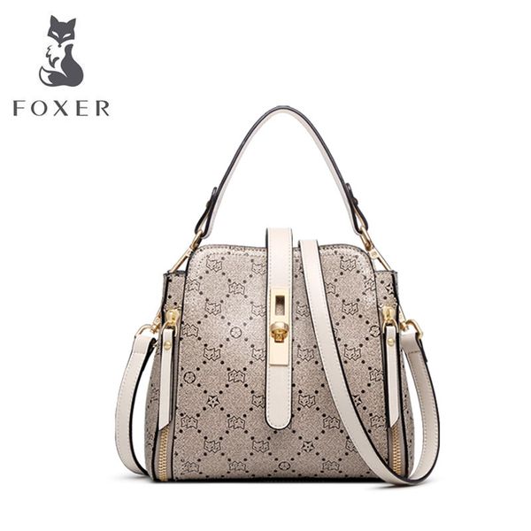 

foxer 2020 new women handbags fashion pvc material bags women bags handbags