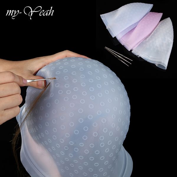 2019 Pro Salon Dye Silicone Cap Hook Hair Salon Color Coloring
