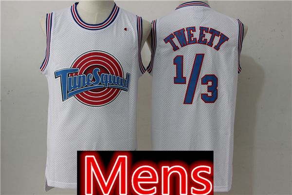 

space jersey movie 23 michael 1 bugs bunny taz 13 tweety 22 bill murray 10 lola 2 d.duck basketball jerseys size s-xxl jererre, Black;red