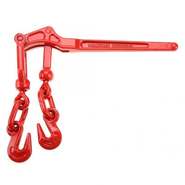 

lifting sling load binder pull lever 1/4 - 5/16" chain hook tie down rigging equipment cable acier