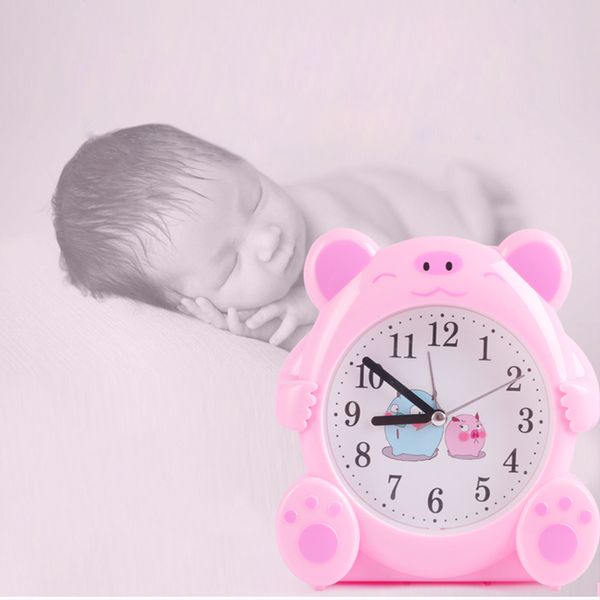 

student originality cartoon clock lovely children desk clock christmas gift student new year pendulum